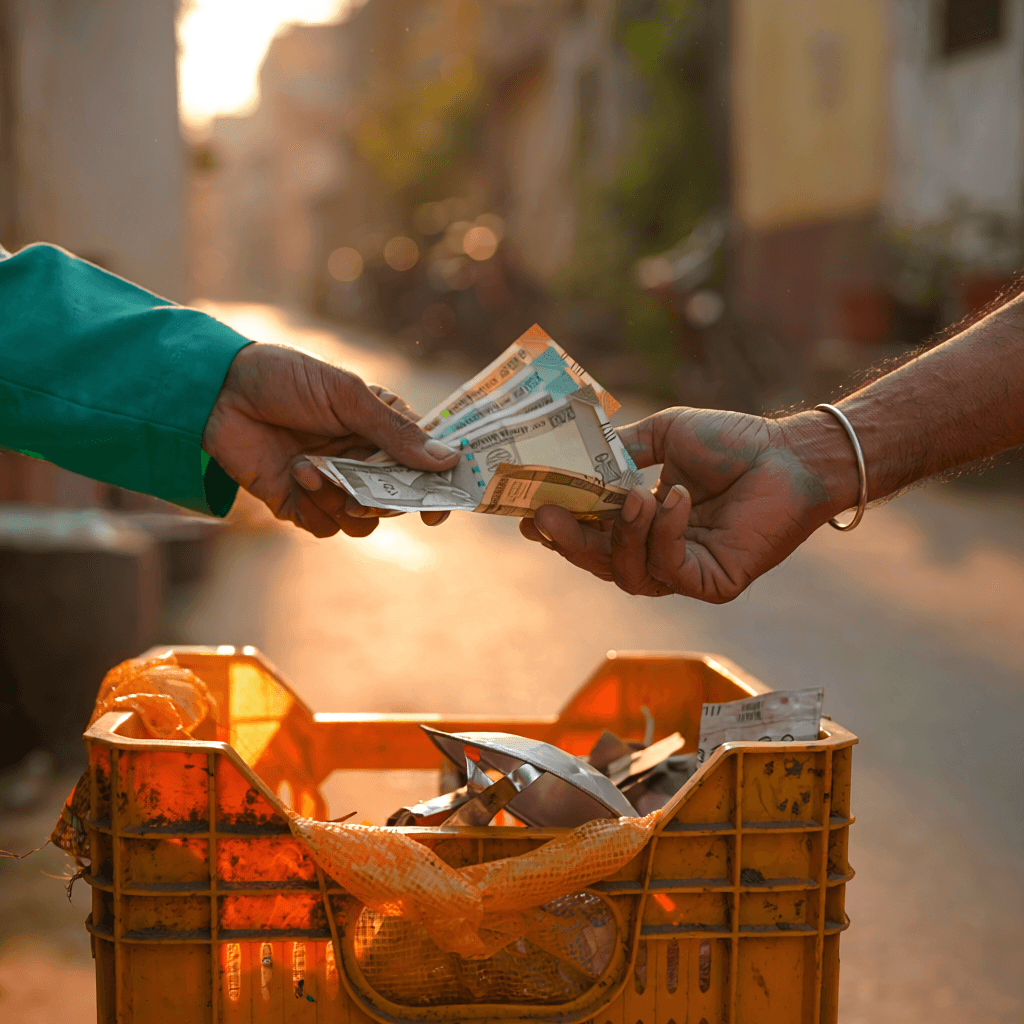 Earn money by recycling